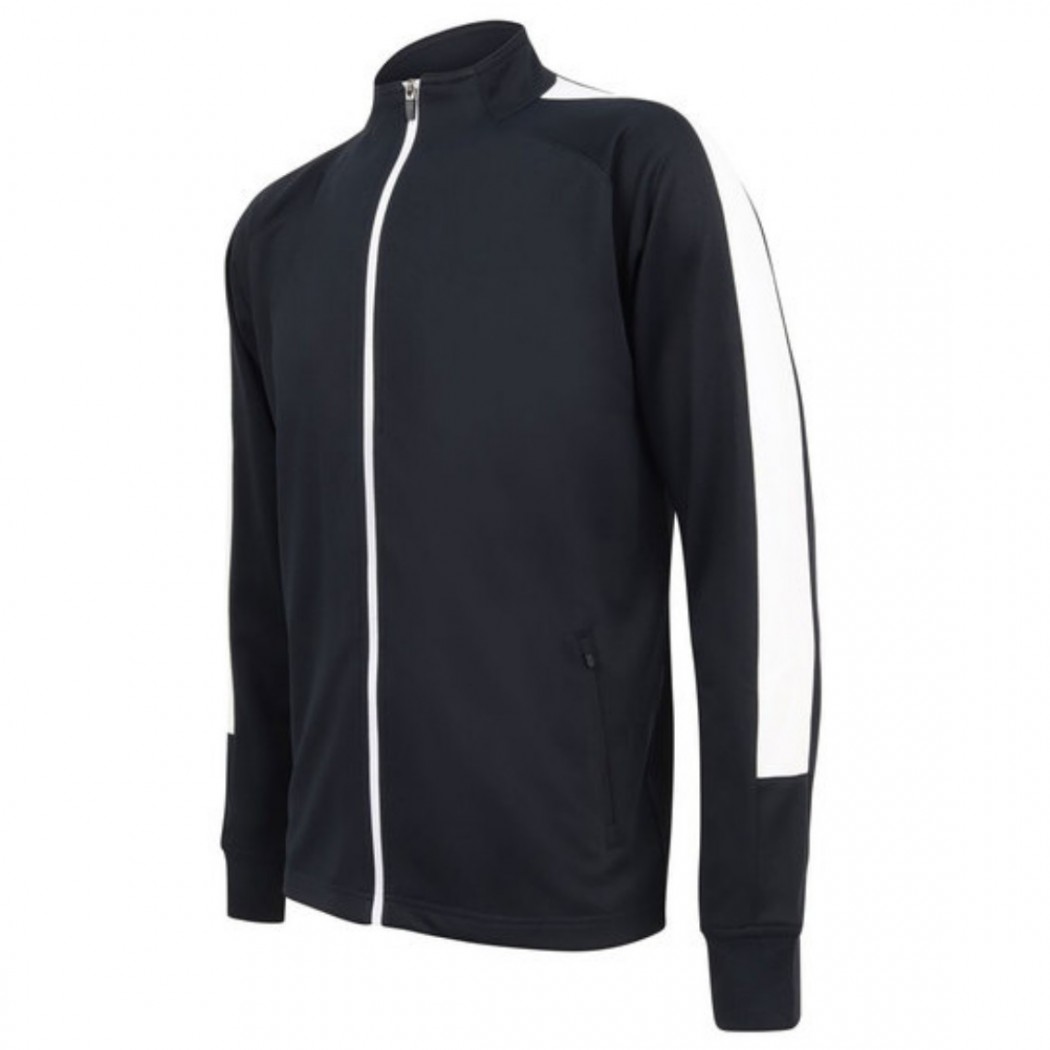 Unisex Knitted Tracksuit Top Navy/White Unisex Knitted Tracksuit Top Navy/White