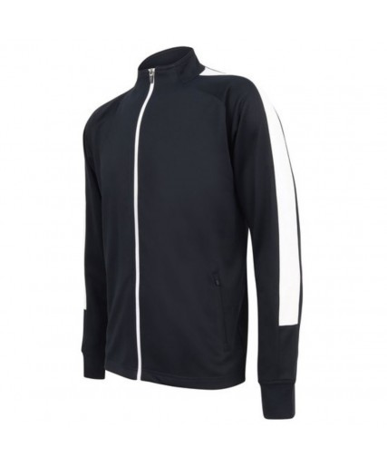 Unisex Knitted Tracksuit Top Navy/White Unisex Knitted Tracksuit Top Navy/White