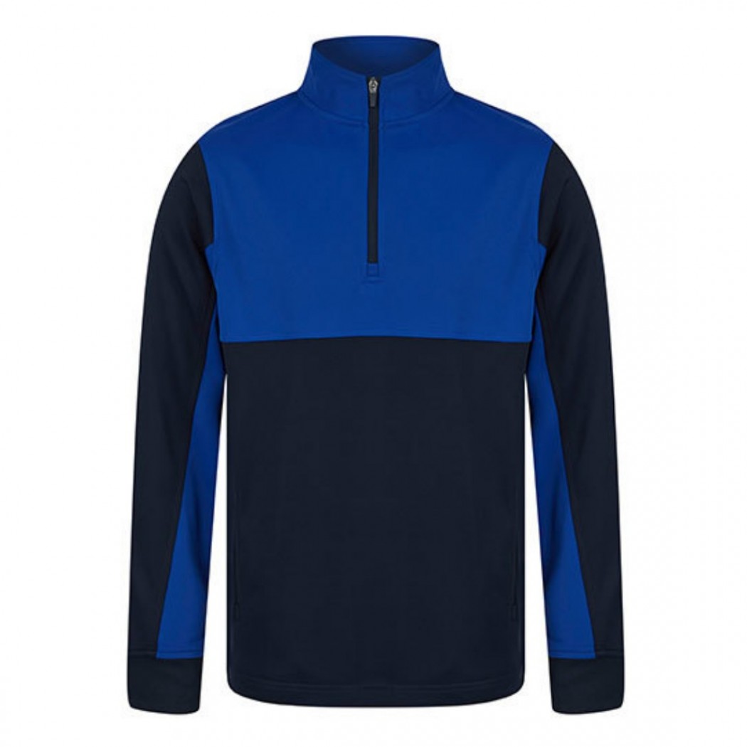 Adults 1/4 Zip Tracksuit Top Navy/Royal Adults 1/4 Zip Tracksuit Top Navy/Royal