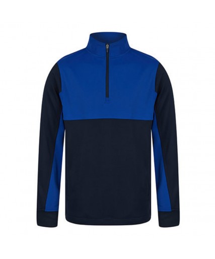 Adults 1/4 Zip Tracksuit Top Navy/Royal Adults 1/4 Zip Tracksuit Top Navy/Royal