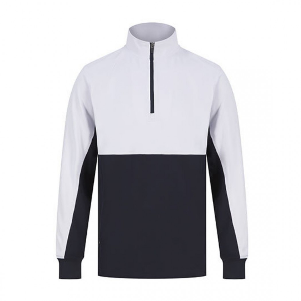 Adults 1/4 Zip Tracksuit Top Navy/White Adults 1/4 Zip Tracksuit Top Navy/White