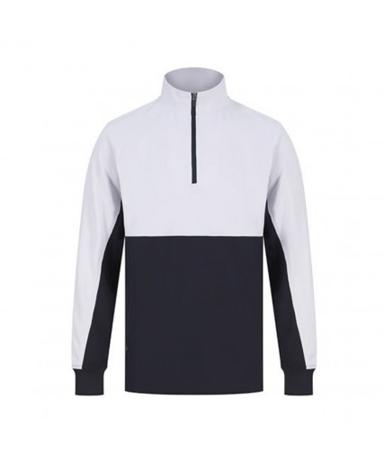 Adults 1/4 Zip Tracksuit Top Navy/White Adults 1/4 Zip Tracksuit Top Navy/White