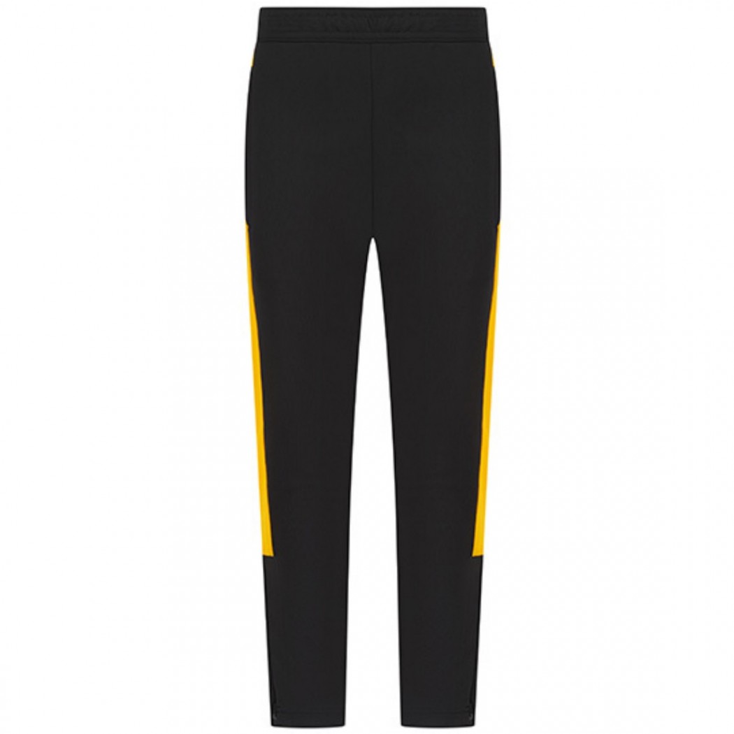 Unisex Knitted Tracksuit Bottom Black/Gold