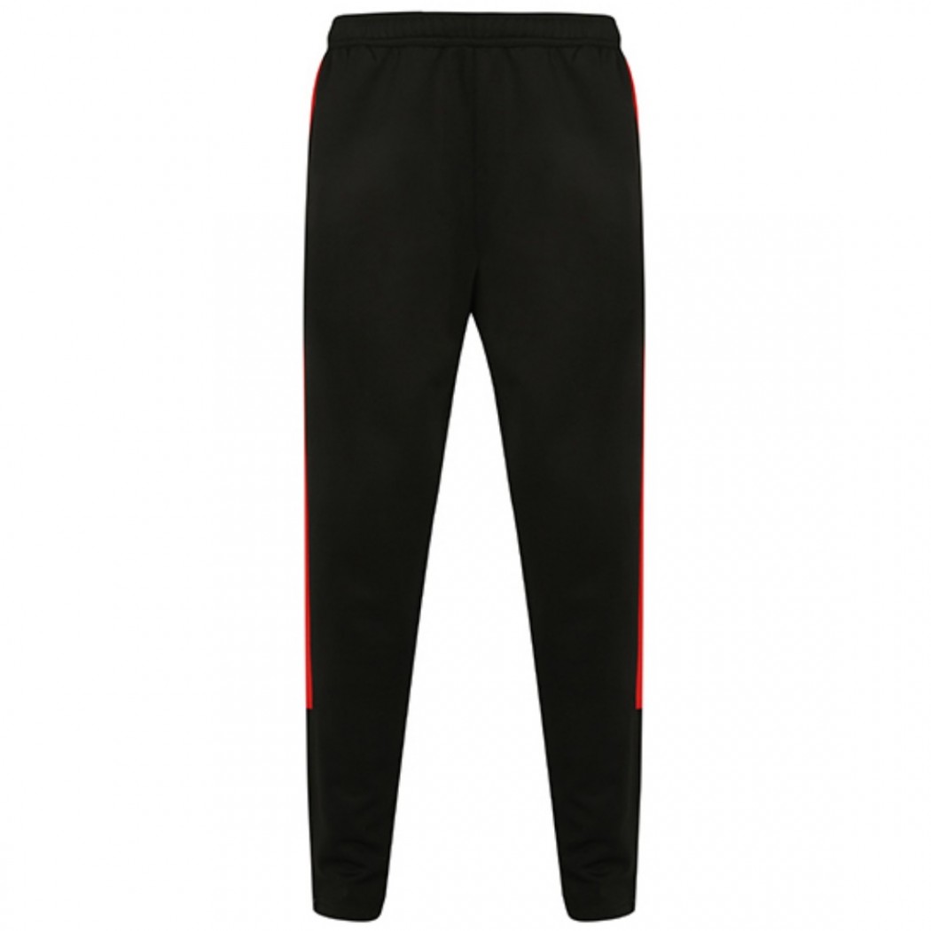 Unisex Knitted Tracksuit Bottom Black/Red