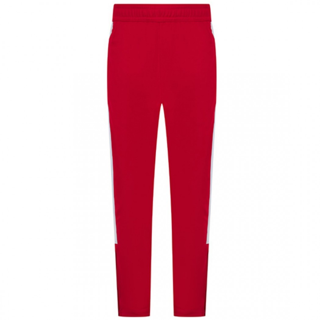 Unisex Knitted Tracksuit Bottom Red/White Unisex Knitted Tracksuit Bottom Red/White