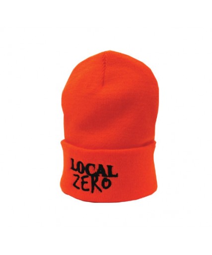 Local Zero Beanie Hat Orange Blaze Local Zero Beanie Hat Orange Blaze