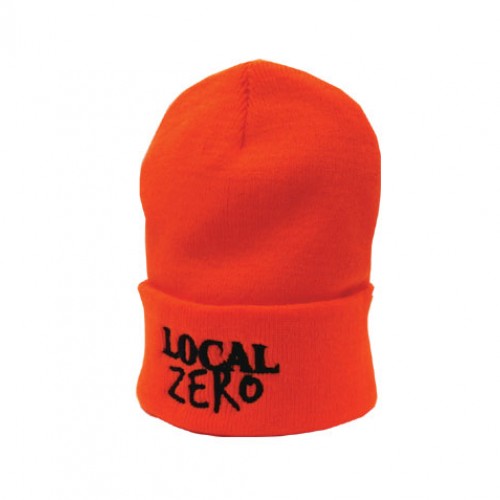 Local Zero Beanie Hat Orange Blaze