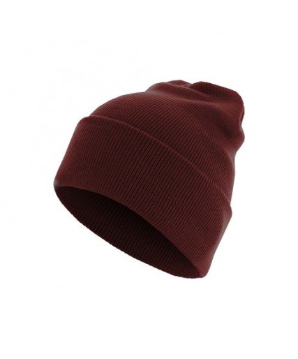 Beanie Basic Flap Long Version Maroon Beanie Basic Flap Long Version Maroon