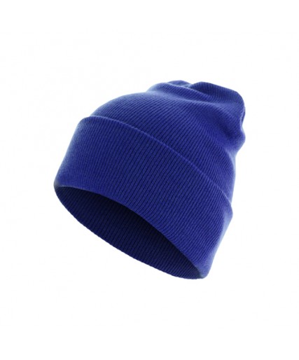 Beanie Basic Flap Long Version Royal Blue Beanie Basic Flap Long Version Royal Blue