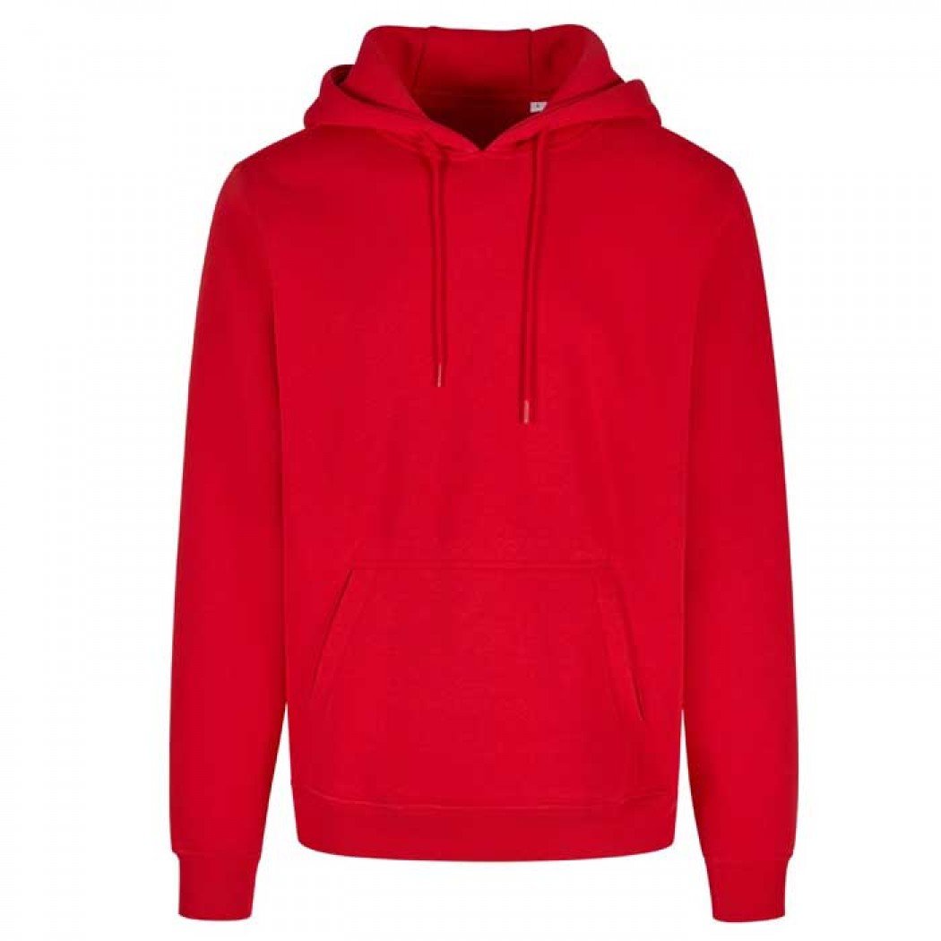 Basic Fitted Hoodie City Red