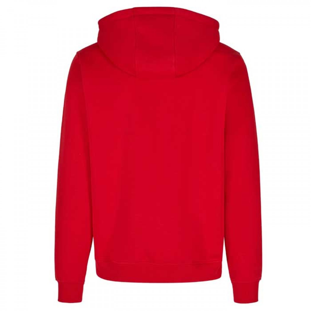 Basic Fitted Hoodie City Red