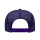OTTO CAP 5 Panel High Crown Mesh Back Trucker Hat Purple