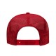 OTTO CAP 5 Panel High Crown Mesh Back Trucker Hat Red 