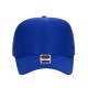 OTTO CAP 5 Panel High Crown Mesh Back Trucker Hat Royal