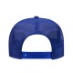 OTTO CAP 5 Panel High Crown Mesh Back Trucker Hat Royal