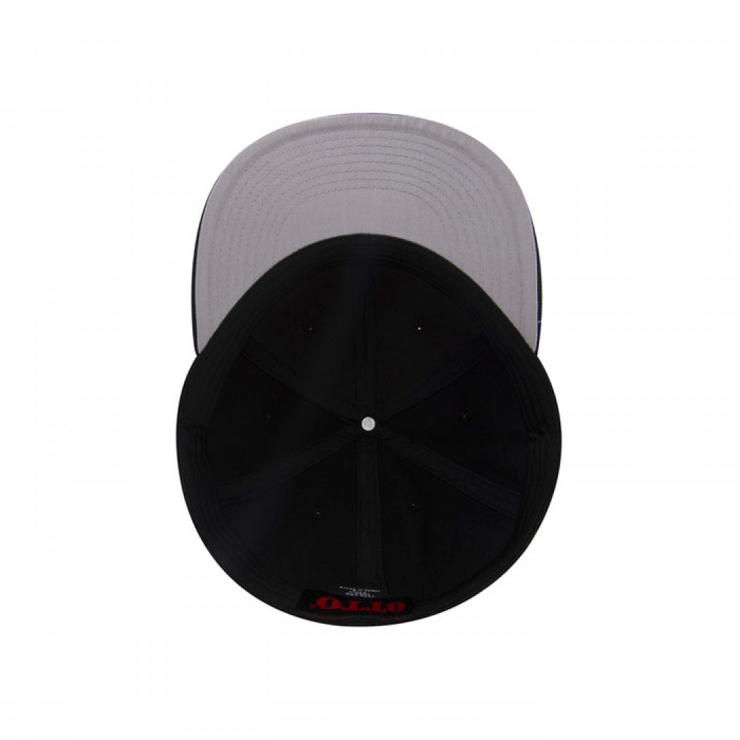 OTTO CAP “OTTO FIT” 6 Panel Pro Style Fitted Cap Black