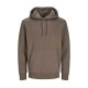 Jack & Jones Blanks Cosy Hoodie Falcon Brown Jack & Jones Blanks Cosy Hoodie Falcon Brown