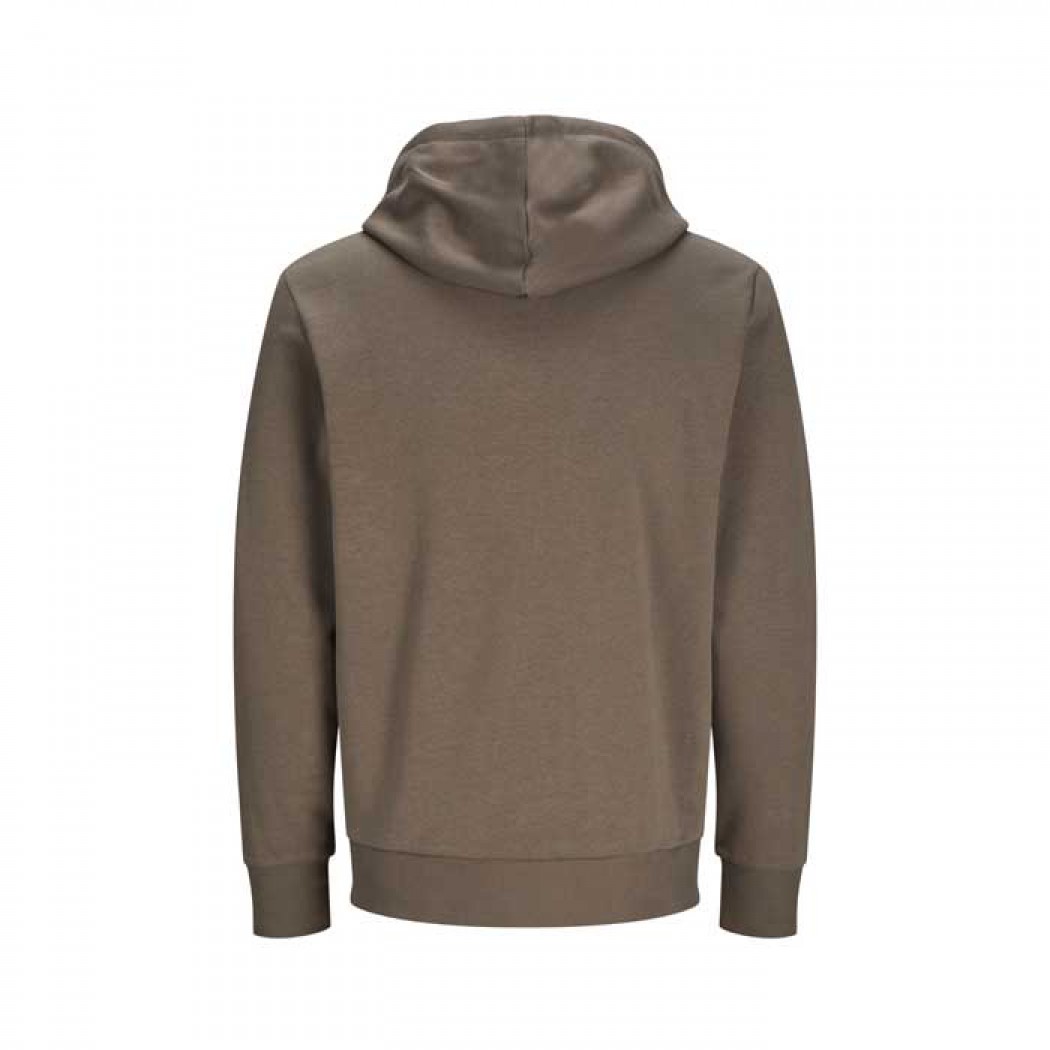 Jack & Jones Blanks Cosy Hoodie Falcon Brown Jack & Jones Blanks Cosy Hoodie Falcon Brown