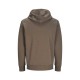 Jack & Jones Blanks Cosy Hoodie Falcon Brown Jack & Jones Blanks Cosy Hoodie Falcon Brown
