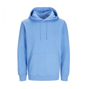 Jack & Jones Blanks Cosy Hoodie Azure Blue