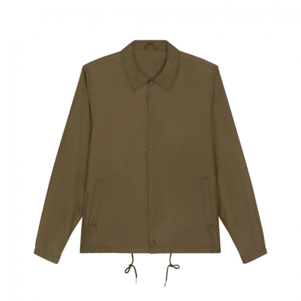 Coacher Unisex Coach Jacket British Khaki Coacher Unisex Coach Jacket British Khaki