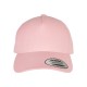 YP Classic 5-Panel Premium Curved Visor Snapback Cap Prism Pink