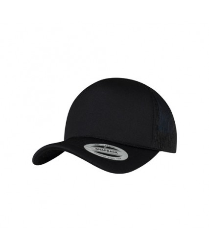 Foam Trucker Cap Curved Visor black
