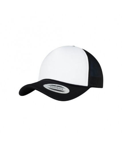 Foam Trucker Cap Curved Visor black/white/black Foam Trucker Cap Curved Visor black/white/black