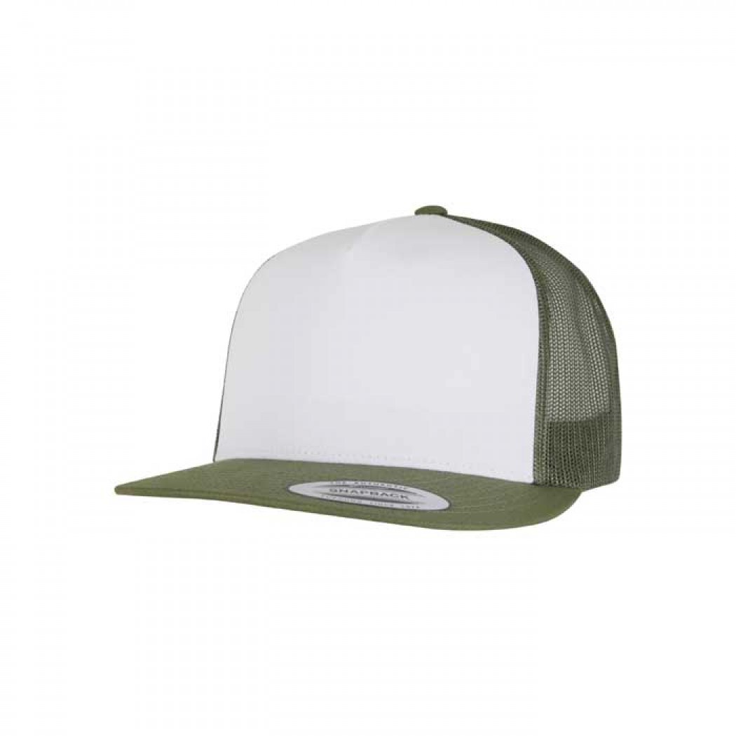 Classic Trucker Cap Olive/White/Loden