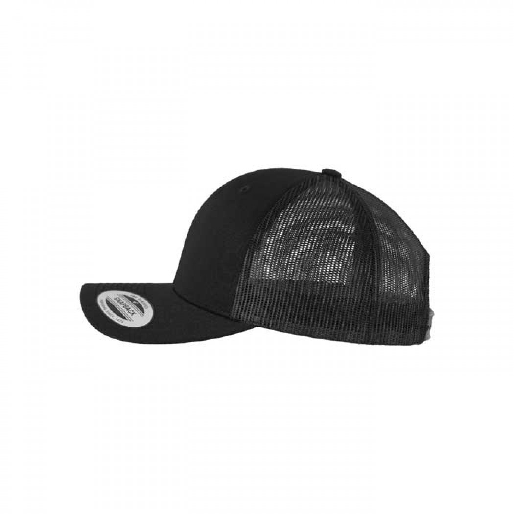 Retro Trucker Cap Black