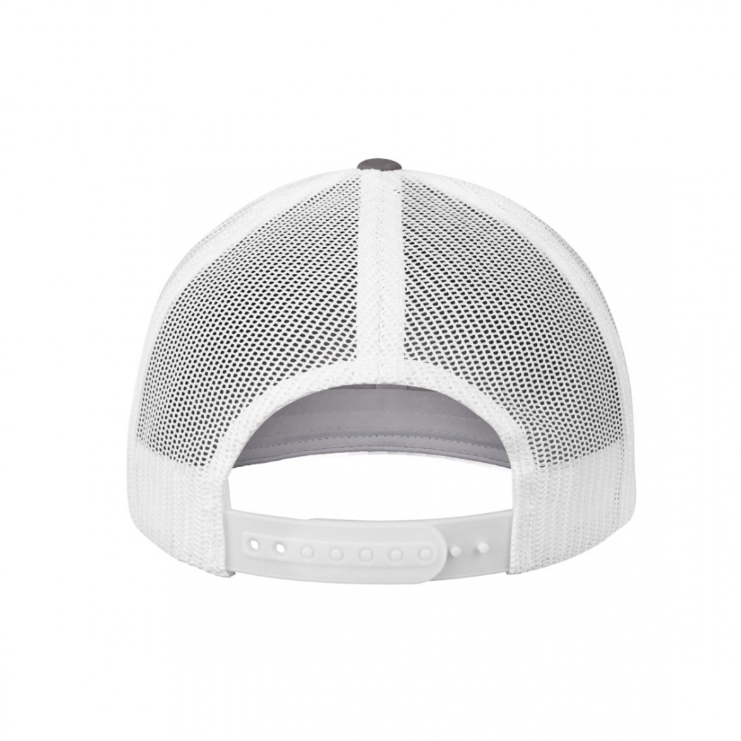 Retro Trucker Cap Dark Grey/White