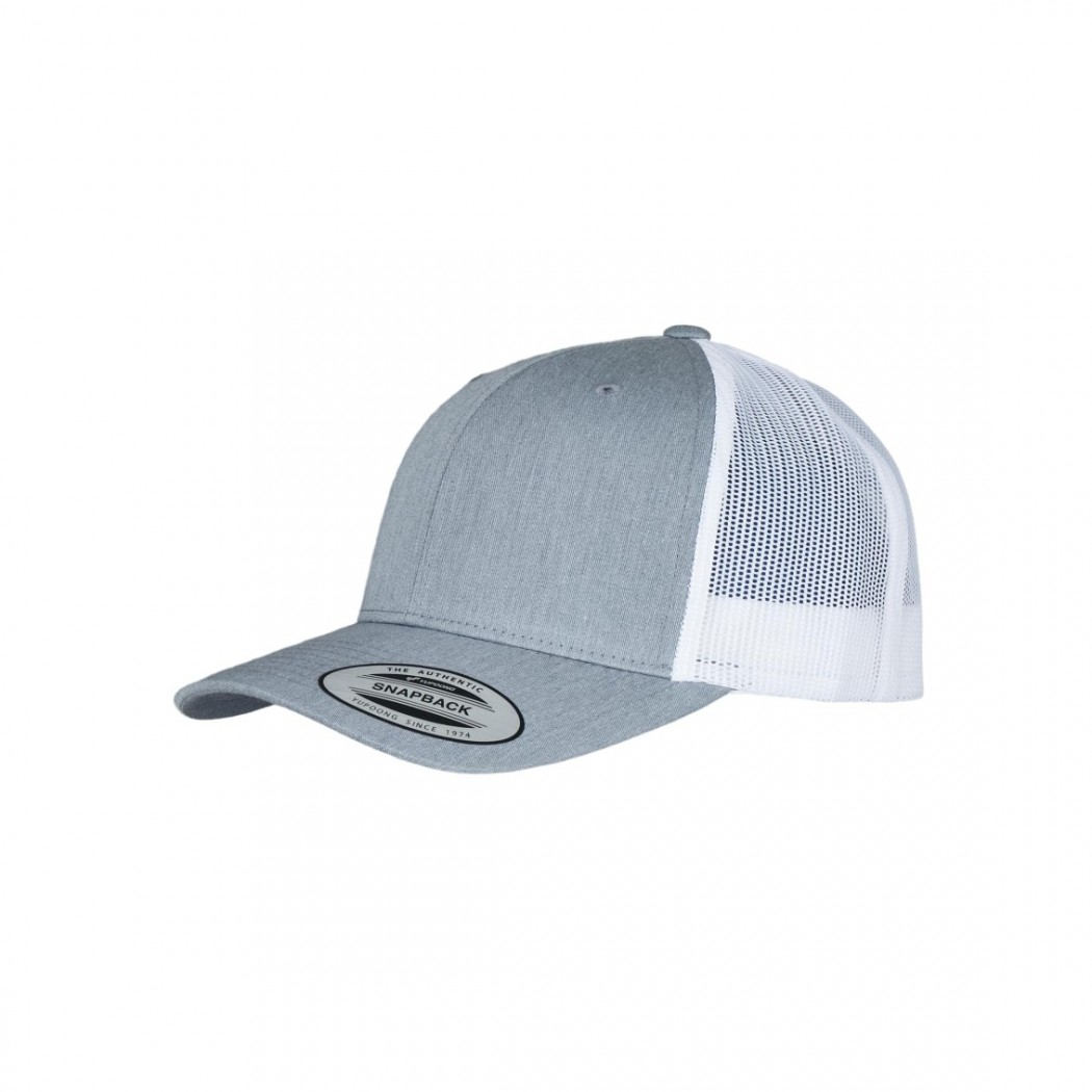 Retro Trucker Cap Heather/White
