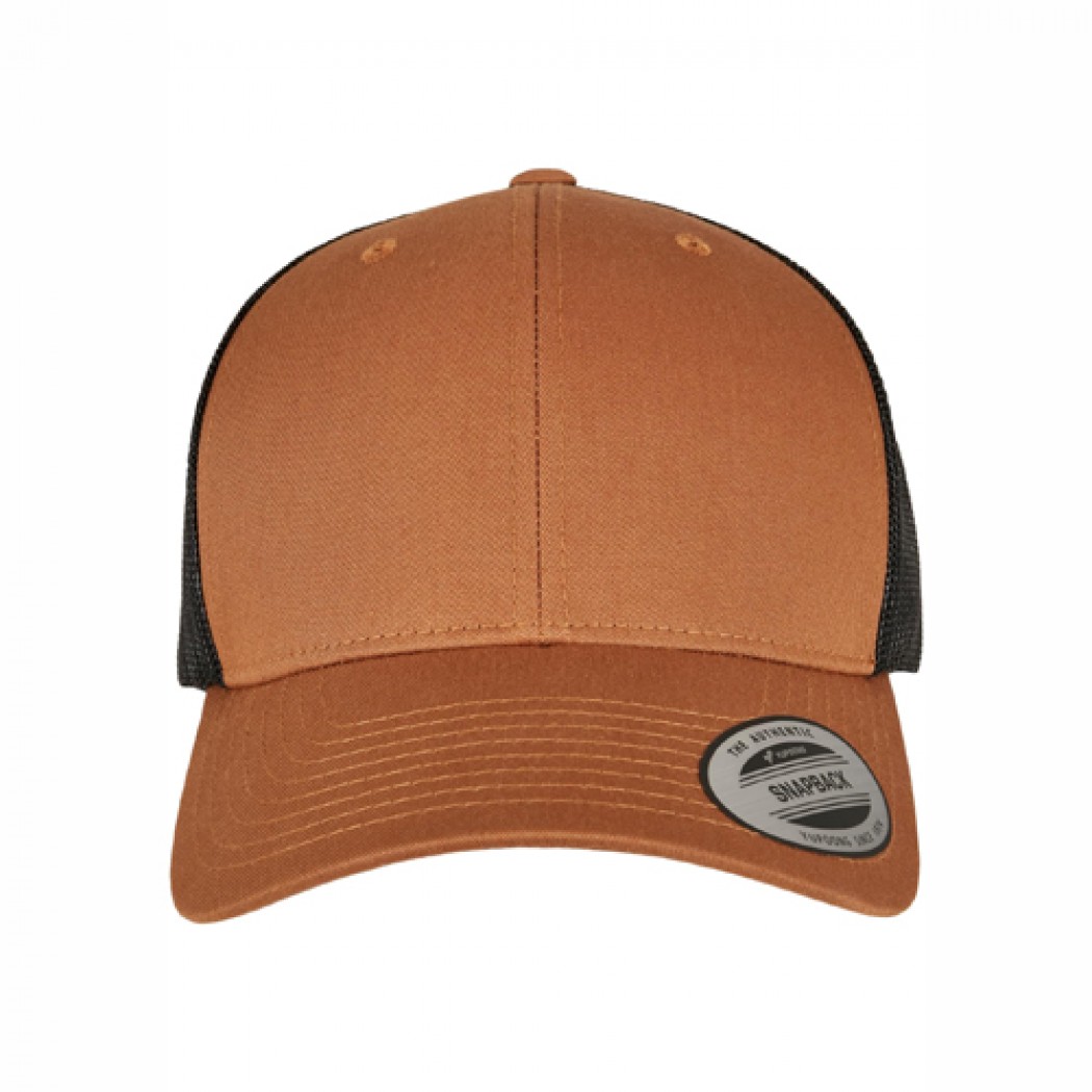 Retro Trucker Cap Caramel/Black