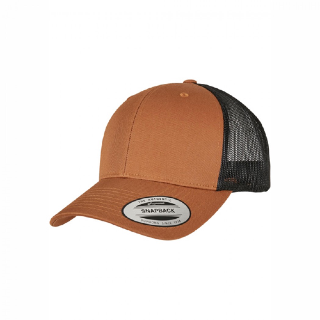 Retro Trucker Cap Caramel/Black