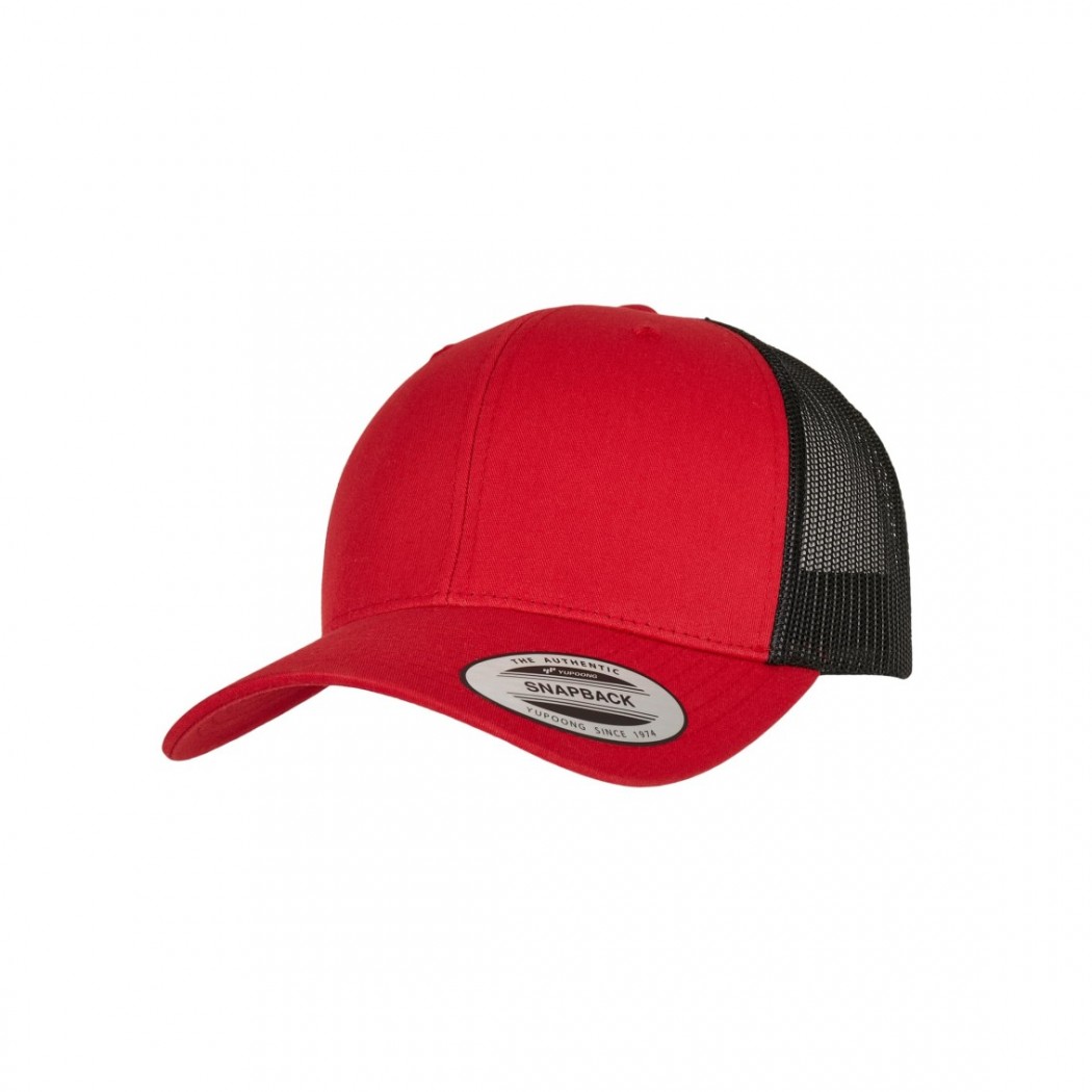 Retro Trucker Cap Red/Black