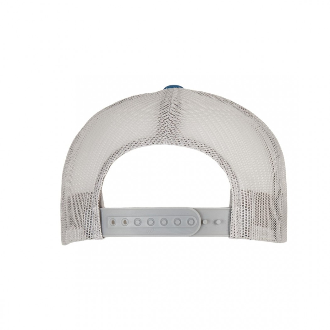 Retro Trucker Cap Steel Blue/Silver