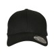 Flexfit 110 Curved Visor Snapback Black