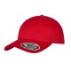 Flexfit 110 Curved Visor Snapback Red