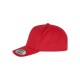 5-Panel Curved Classic Snapback Cap Red 5-Panel Curved Classic Snapback Cap Red