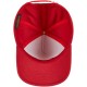 5-Panel Curved Classic Snapback Cap Red 5-Panel Curved Classic Snapback Cap Red