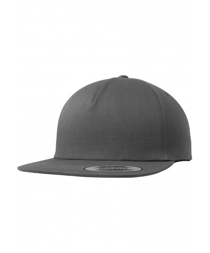 Unstructured 5-Panel Snapback Charcoal  Unstructured 5-Panel Snapback Charcoal