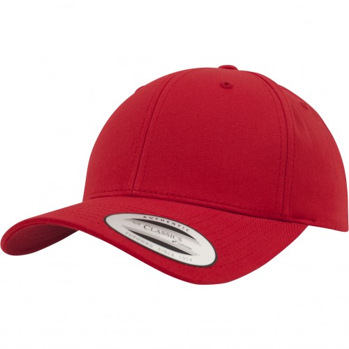 Curved Classic Snapback Red