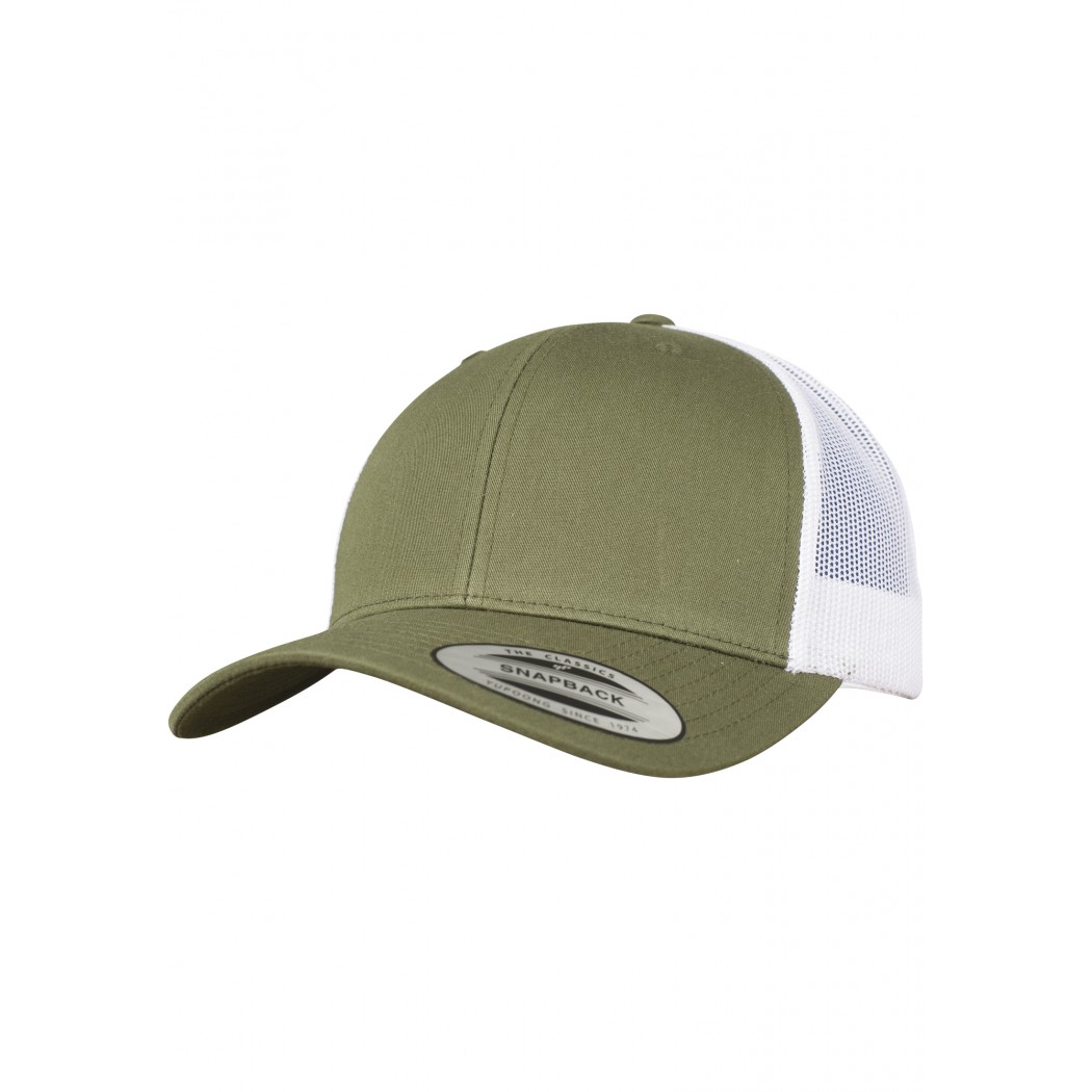 Retro Trucker Cap Buck/White