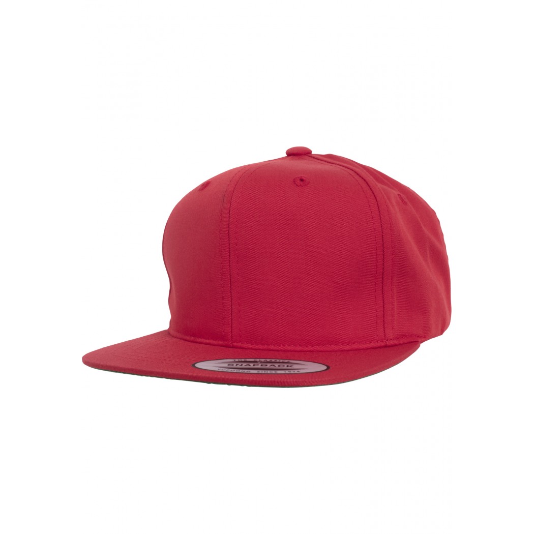 Pro-Style Twill Snapback Youth Cap Red Pro-Style Twill Snapback Youth Cap Red
