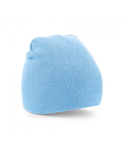 Custom Orginal Pull-On Beanie Sky Blue Custom Orginal Pull-On Beanie Sky Blue