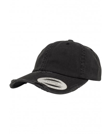 Low Profile Destroyed Cap Black