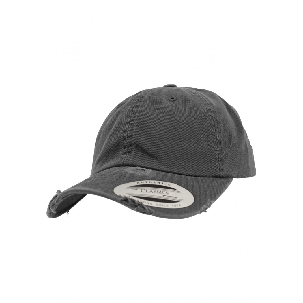 Low Profile Destroyed Cap Dark Grey