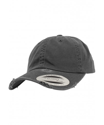 Low Profile Destroyed Cap Dark Grey