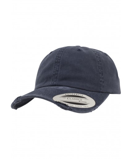 Low Profile Destroyed Cap Navy