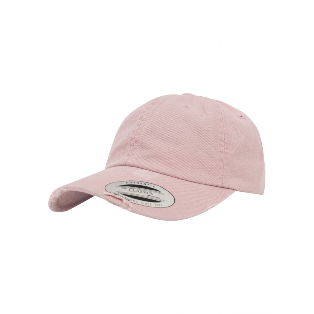 Low Profile Destroyed Cap Pink